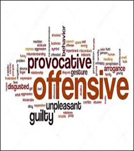 offensive - word cloud